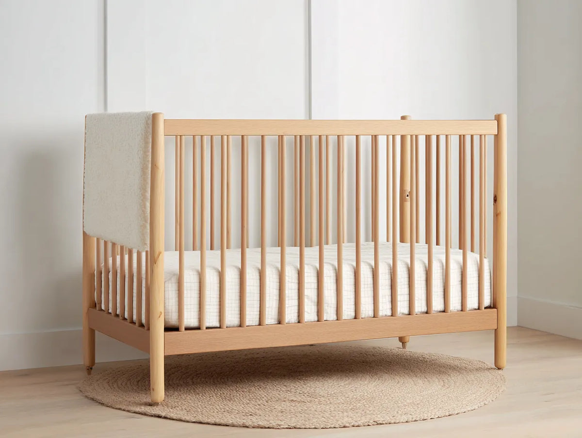 Culla Camera Da Letto in legno 122×66×90 cm - legno naturale - design nordico