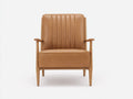 Poltrona reclinabile in similpelle 88×92×108 cm - marrone - stile classico