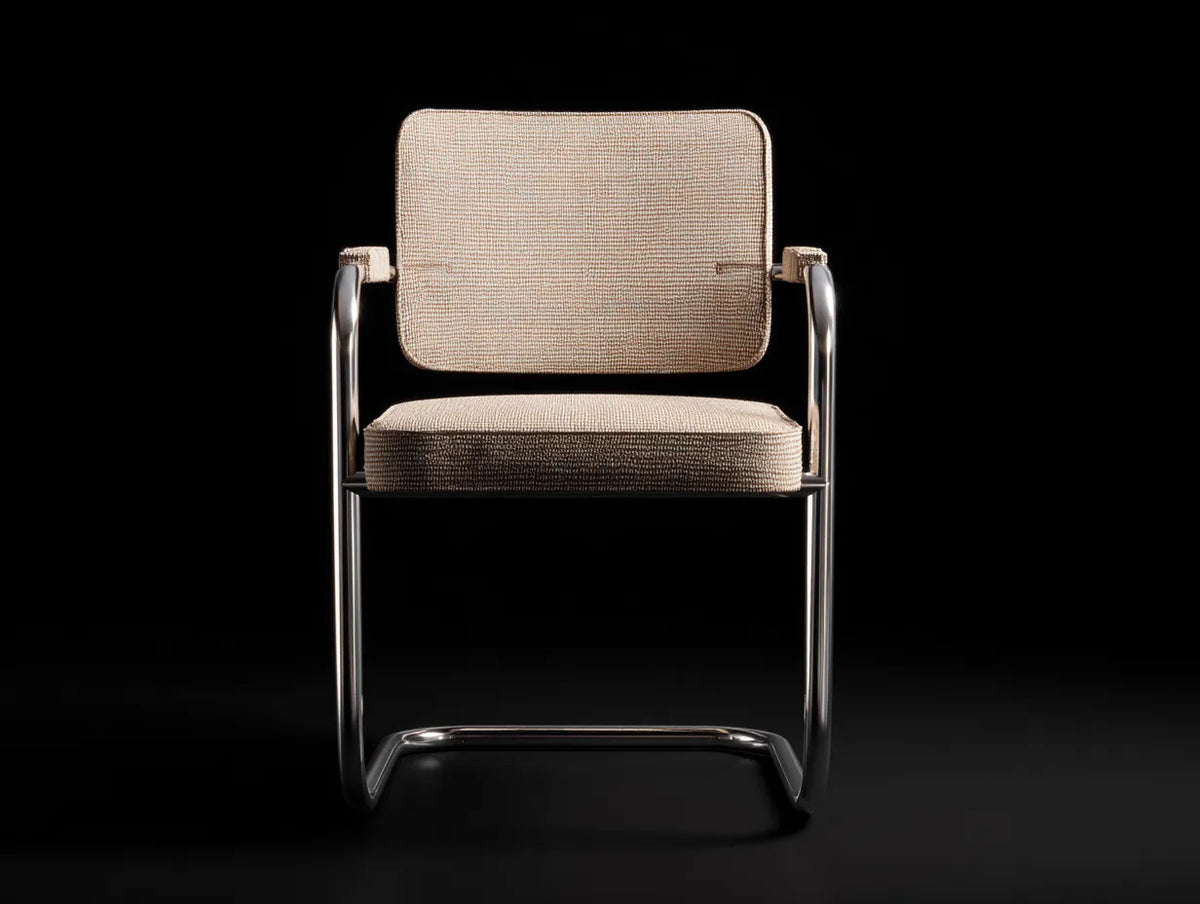 Sedia da pranzo imbottita 72×76×82 cm - bianco e nero - design avvolgente moderno