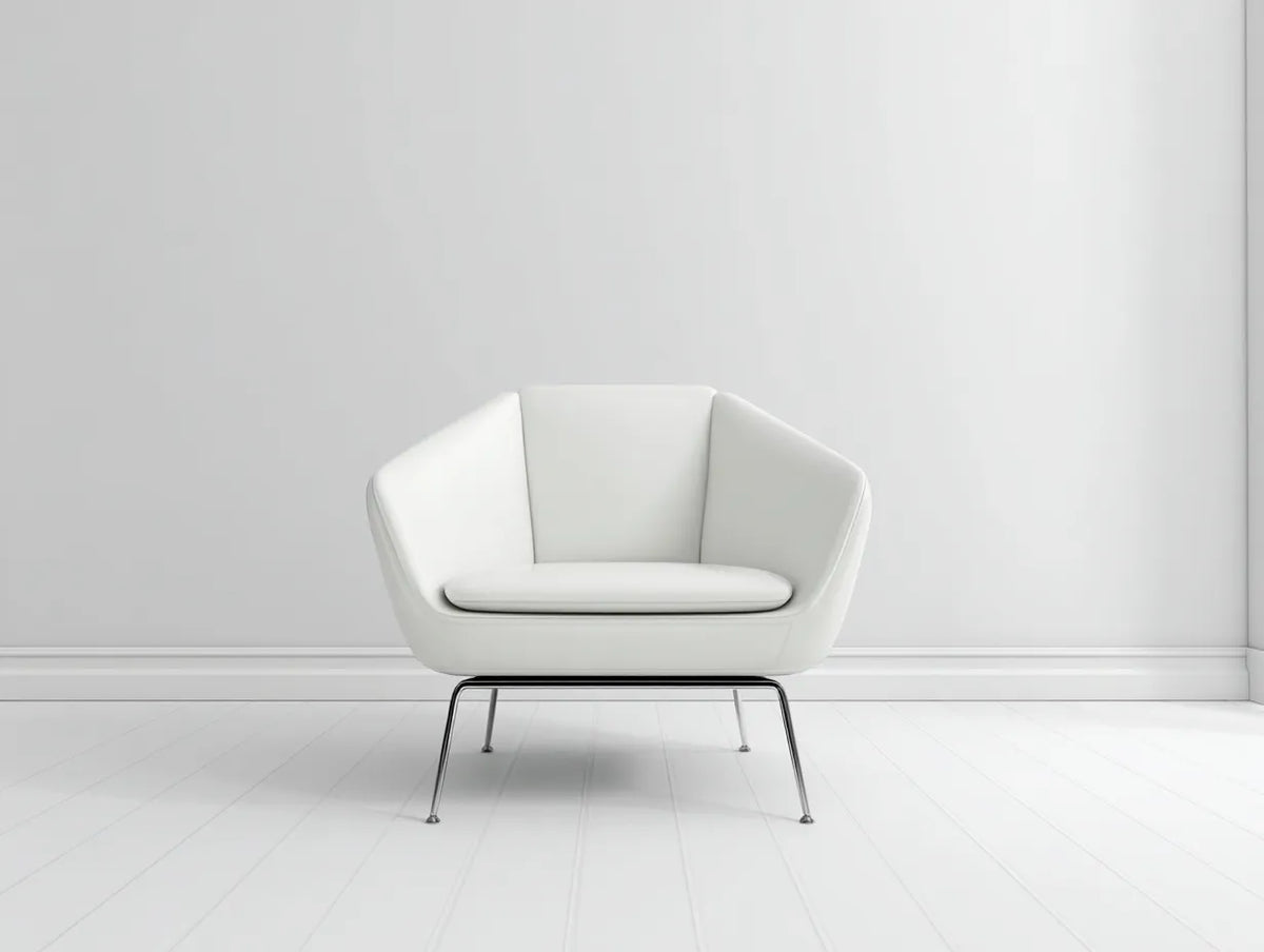 Sedia da pranzo imbottita 74×72×78 cm - bianco e nero - design avvolgente contemporaneo